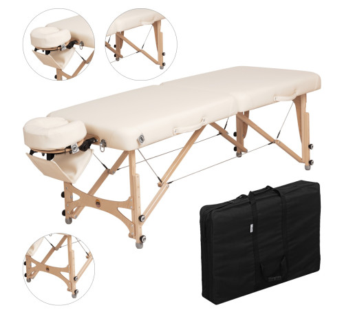 Масажний стіл Anatomic Premium бежевий