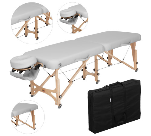 Масажний стіл Anatomic Premium Ultra сірий