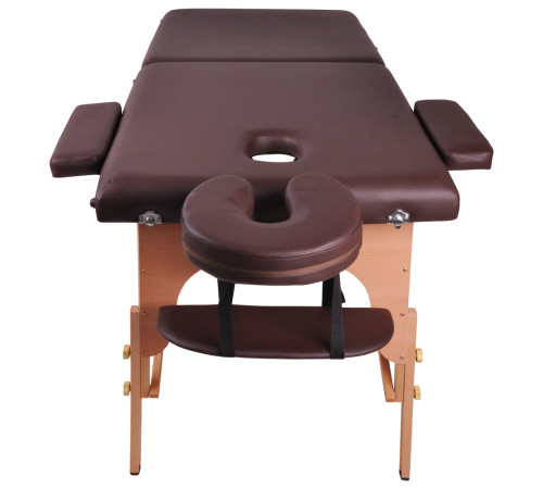 Масажний стіл inSPORTline Taisage 2-Piece Wooden - кремово-жовтий