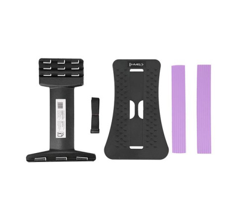 Масажер для спини та попереку HMS PRP01, чорно-фіолетовий