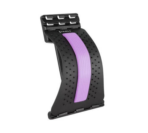 Масажер для спини та попереку HMS PRP01, чорно-фіолетовий