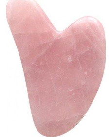 Камінь для масажу обличчя Fluff FLUFF Gua Sha Stone Rose Quartz