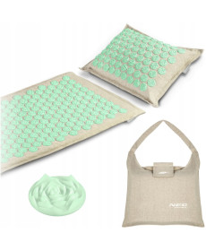 Килимок для акупресури Neo-Sport 190201 бежево-м'ятний