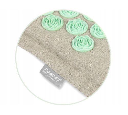 Килимок для акупресури Neo-Sport 190201 бежево-м'ятний