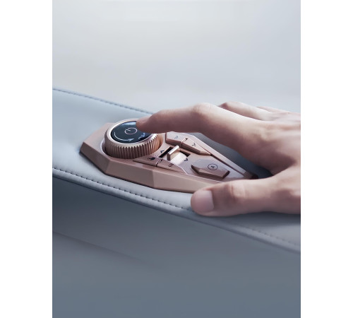 Масажне крісло Relax HY‑5082A, сіро-біле