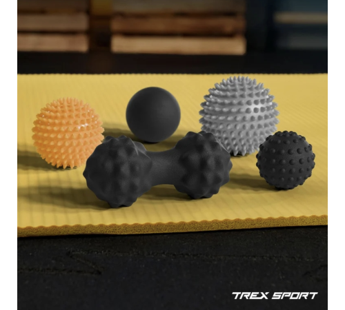 Набір масажних м'ячів Trex Sport TX-005MSC 5в1 для йоги та фітнесу EPP Набір масажних м'ячів Trex Sport TX-005MSC 5в1 для йоги та фітнесу EPP