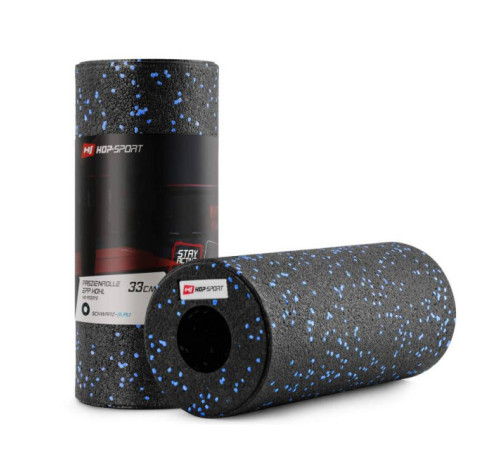 Роллер масажер (валик, ролик) гладкий Hop-Sport EPP 33 см HS-P033YG чорно-синій Роллер масажер (валик, ролик) гладкий Hop-Sport EPP 33 см HS-P033YG чорно-синій