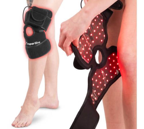 Бандаж на коліно інфрачервоний inSPORTline Infracor Knee, чорний
