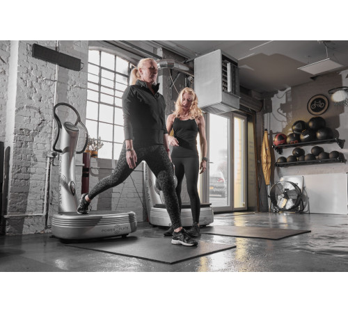 Вібраційна платформа Power Plate Pro5, сріблясто-чорний