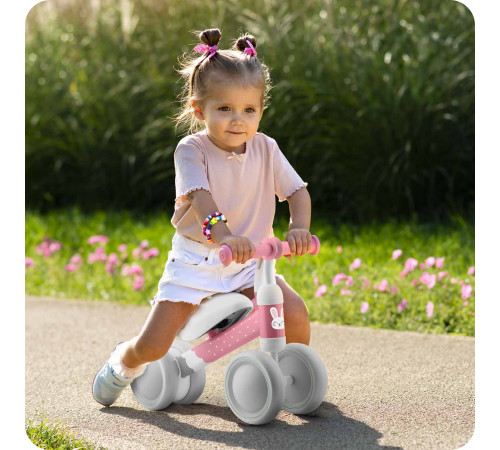 Біговел Ricokids 760600, сіро-рожевий