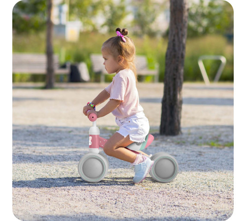 Біговел Ricokids 760600, сіро-рожевий