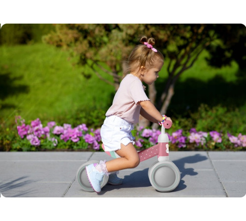 Біговел Ricokids 760600, сіро-рожевий