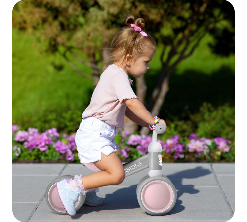 Біговел Ricokids 760602 сіро-рожевий