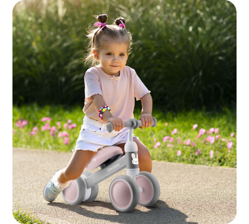 Біговел Ricokids 760602 сіро-рожевий