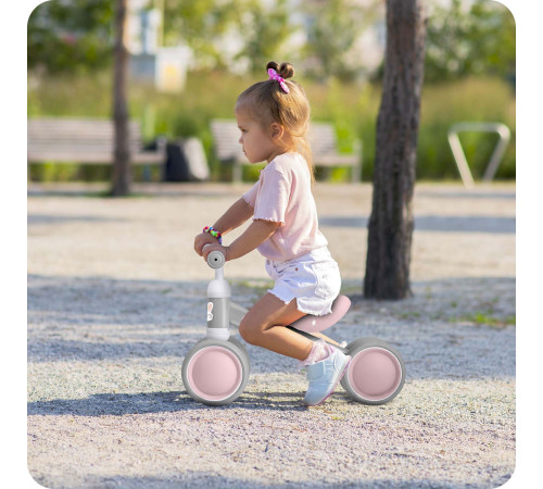 Біговел Ricokids 760602 сіро-рожевий