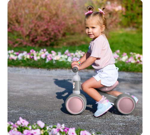 Біговел Ricokids 760602 сіро-рожевий