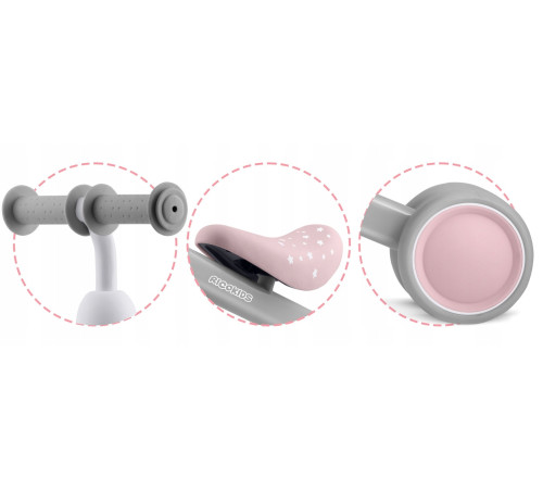 Біговел Ricokids 760602 сіро-рожевий