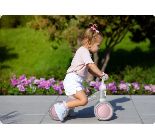 Біговел Ricokids 760602 сіро-рожевий
