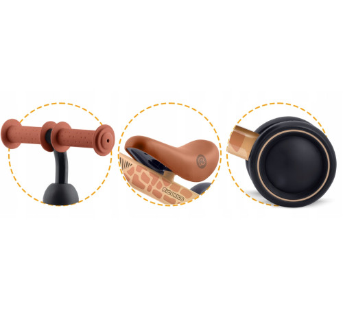 Біговел Ricokids 760605, чорно-коричневий