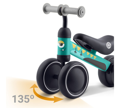 Біговел Ricokids 760604, чорно-зелений