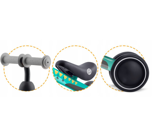 Біговел Ricokids 760604, чорно-зелений