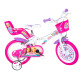 Rowerek Dziecięcy 16 Cali Barbie Dla Dziewczynki Koszyk Fotelik Dino Bikes