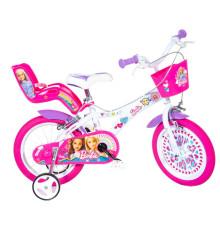 Дитячий велосипед DINO 16", біло-рожевий