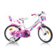 Rowerek Dziecięcy 16 Cali Fairy Dla Dziewczynki Koszyk Fotelik Dino Bikes