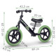 Біговел Ricokids RK-607 12" чорно-зелений