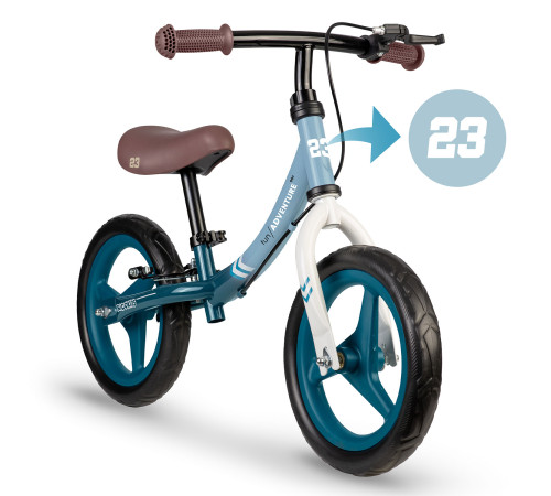 Біговел Ricokids Fun Adventure 12" біло-синій Біговел Ricokids Fun Adventure 12" біло-синій