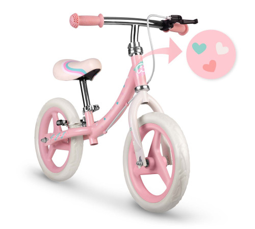 Біговел Ricokids Fun Adventure 12" рожевий Біговел Ricokids Fun Adventure 12" рожевий