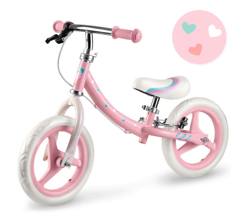 Біговел Ricokids Fun Adventure 12" рожевий Біговел Ricokids Fun Adventure 12" рожевий