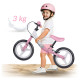 Біговел Ricokids Fun Adventure 12" біло-рожевий