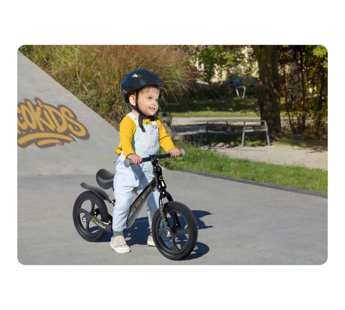 Біговел Ricokids FUNNU 12" чорний Біговел Ricokids FUNNU 12" чорний