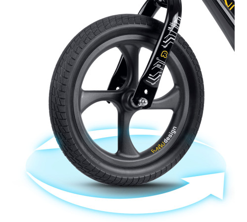 Біговел Ricokids FUNNU 12" чорний Біговел Ricokids FUNNU 12" чорний