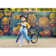 Біговел Ricokids FUNNU 12" блакитно-фіолетовий
