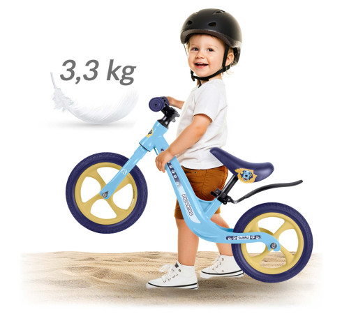Біговел Ricokids FUNNU 12" блакитно-фіолетовий Біговел Ricokids FUNNU 12" блакитно-фіолетовий