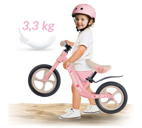 Біговел Ricokids FUNNU 12" рожево-бежевий Біговел Ricokids FUNNU 12" рожево-бежевий