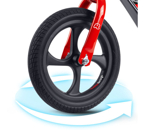 Біговел Ricokids FUNNU 12" чорно-червоний Біговел Ricokids FUNNU 12" чорно-червоний