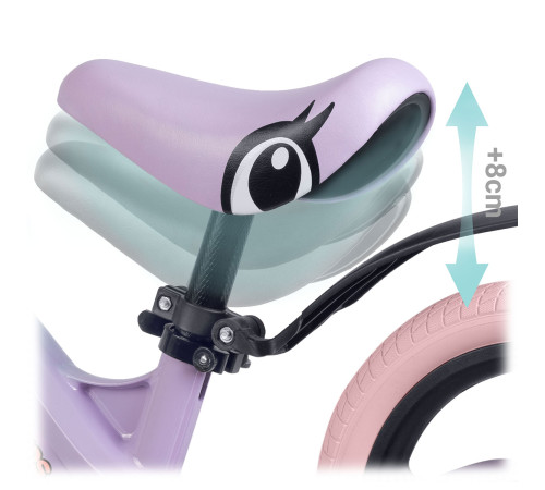 Біговел Ricokids FUNNU 12" бузково-блакитний Біговел Ricokids FUNNU 12" бузково-блакитний