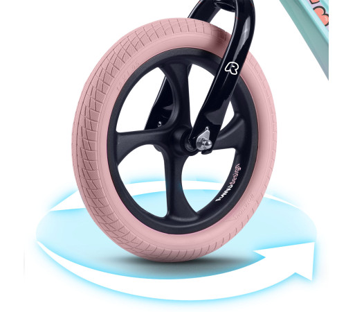 Біговел Ricokids FUNNU 12" бузково-блакитний Біговел Ricokids FUNNU 12" бузково-блакитний