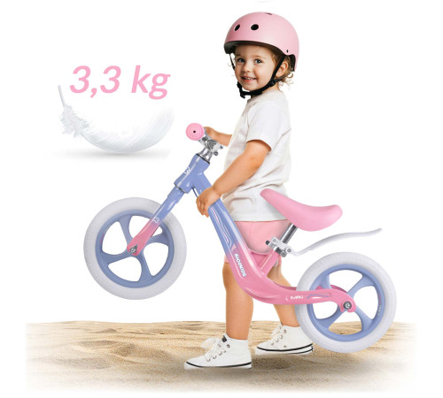 Біговел Ricokids FUNNU 12" бузково-рожевий Біговел Ricokids FUNNU 12" бузково-рожевий