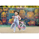 Біговел Ricokids FUNNU 12" бузково-рожевий