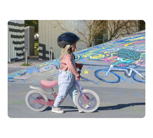 Біговел Ricokids FUNNU 12" бузково-рожевий Біговел Ricokids FUNNU 12" бузково-рожевий