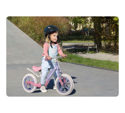 Біговел Ricokids FUNNU 12" бузково-рожевий Біговел Ricokids FUNNU 12" бузково-рожевий