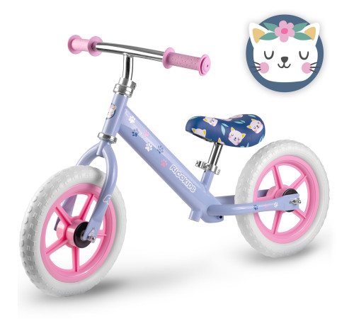 Біговел Ricokids RK-607 12" бузковий Біговел Ricokids RK-607 12" бузковий