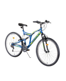  Велосипед з повною підвіскою Kreativ 2641 26' model - 2019 - синій