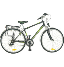 Велосипед GINESSO Bikeland RLand  68532, чоловічий чорно-зелений