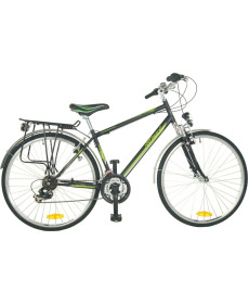 Велосипед GINESSO Bikeland RLand  68532, чоловічий чорно-зелений