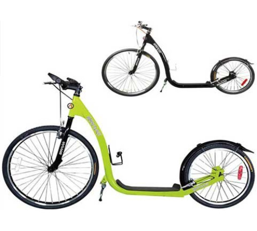 Hulajnoga Rowerowa Zielona Koła 26/20"